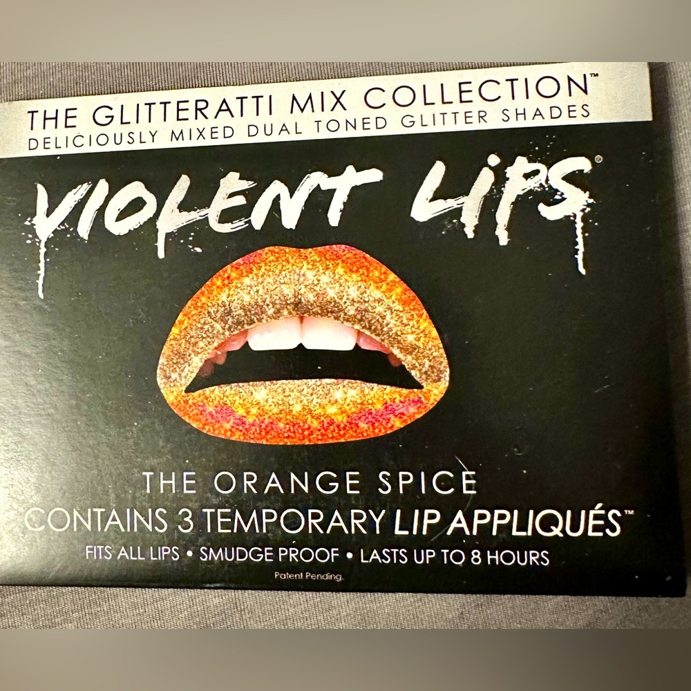 Violent lips lip temporary tattoos